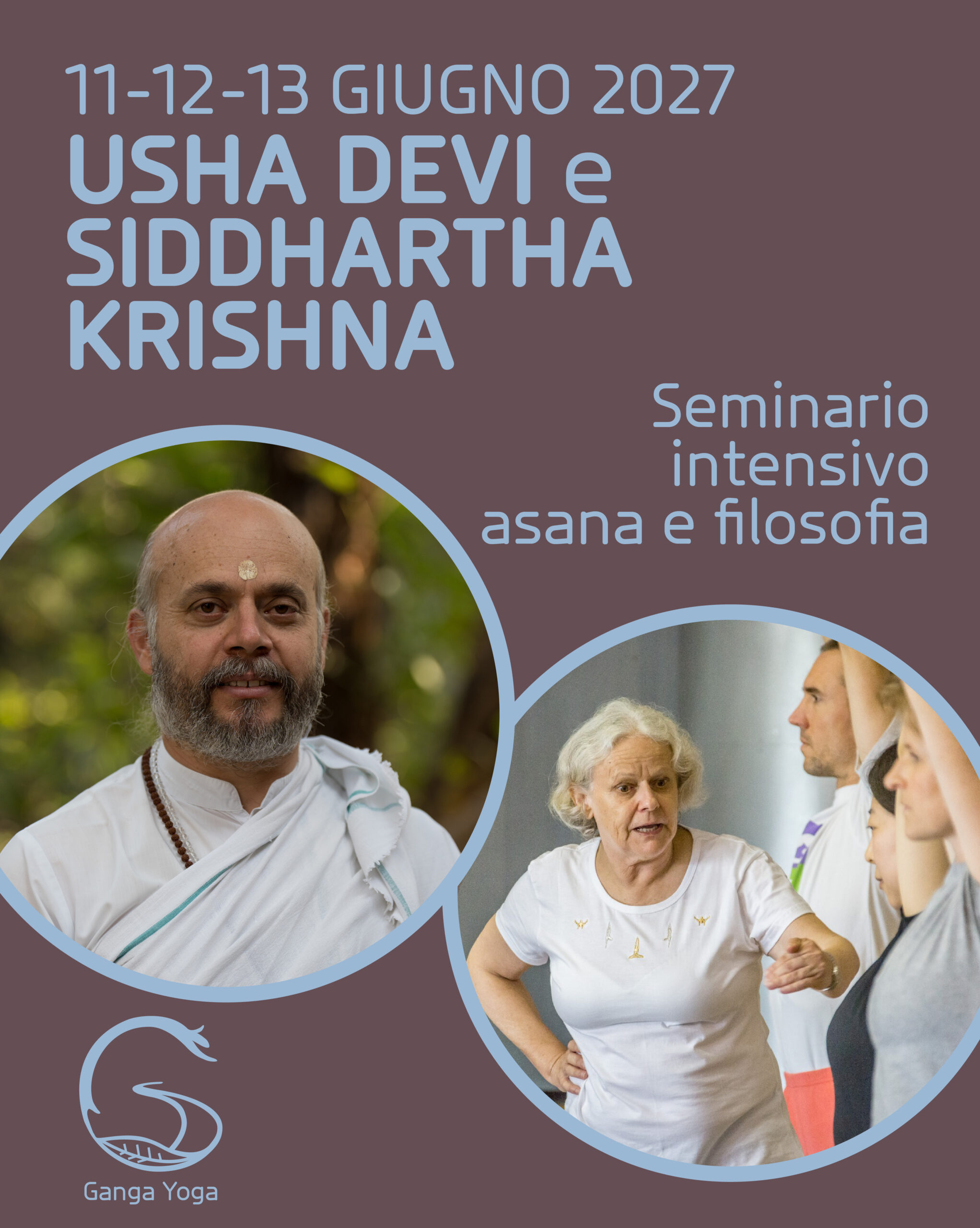 11-12-13 GIUGNO 2027 USHA DEVI E SIDDHARTHA KRISHNA A MILANO